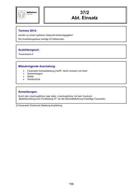 Schulungskatalog 2014 [pdf, 5,2 MB] - Stadt Dortmund