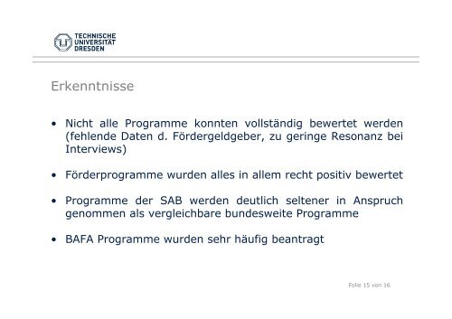 eine Analyse der Vor- und Nachteile ausgewählter Programme