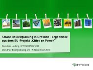 Solare Bauleitplanung in Dresden – Ergebnisse aus dem EU-Projekt