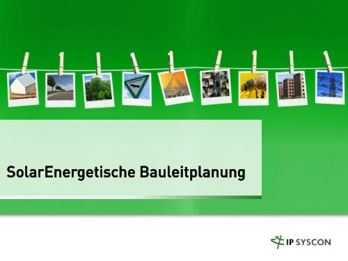 Solare Bauleitplanung in Dresden – Ergebnisse aus dem EU-Projekt