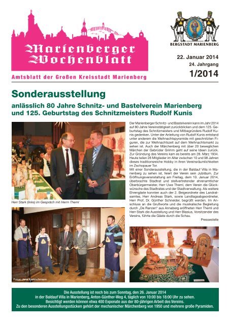 Marienberger Wochenblatt - und Verlagsgesellschaft Marienberg mbH