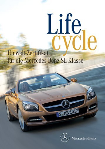 Umwelt-Zertifikat für die Mercedes-Benz Sl-Klasse - Daimler