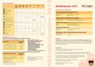 Abfallkalender 2013 - Gemeinde Düdingen