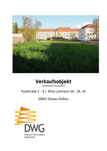 Expose (PDF | ca. 850 KB) - Dessauer Wohnungsbaugesellschaft ...