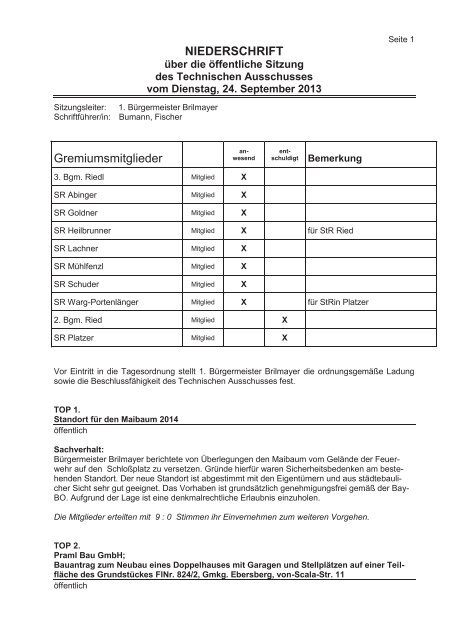 24.09.2013 - Stadt Ebersberg