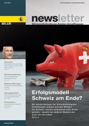 Erfolgsmodell Schweiz am Ende? - Wirtschaftsförderung Kanton ...