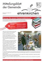 Kennen Sie unsere Gemeindebücherei? - Gemeinde Ehrenkirchen