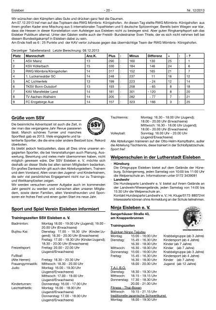 Ehrenamt 2013 - Lutherstadt Eisleben