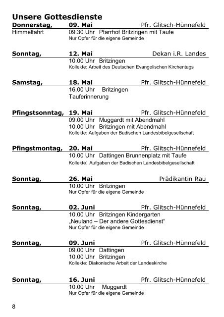 Gemeindebrief 290 - eki-britzingen-dattingen.de