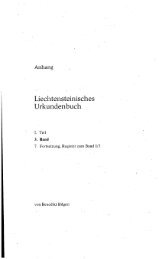 Liechtensteinisches Urkundenbuch - eLiechtensteinensia