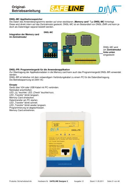 Original- Betriebsanleitung - DINA Elektronik Gmbh