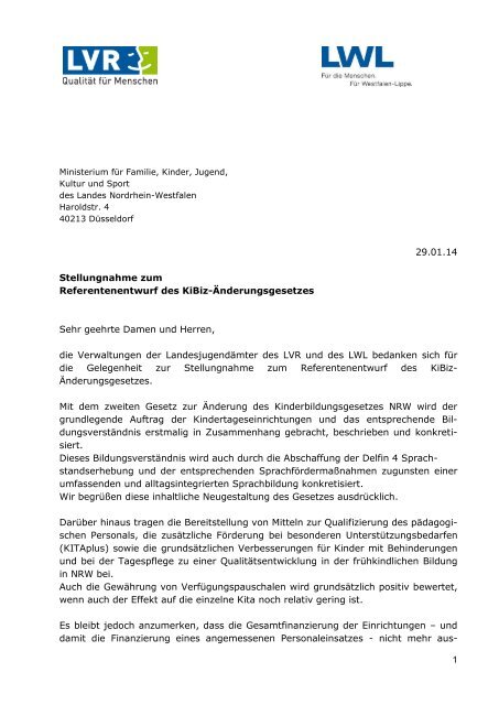 Landesjugendämter beim LWL und LVR - Eltern Helfen Eltern