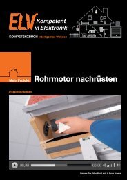 Rohrmotor nachrüsten - ELV