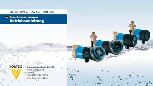 Deutsche Vortex Gmbh Co Kg