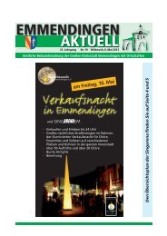 EMMENDINGEN AKTUELL - Stadt Emmendingen