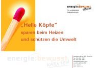 Wand-, Dach- und Deckenbauteilen - energie:bewusst Kärnten