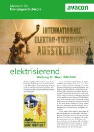 elektrisierend - Museum für Energiegeschichte(n)