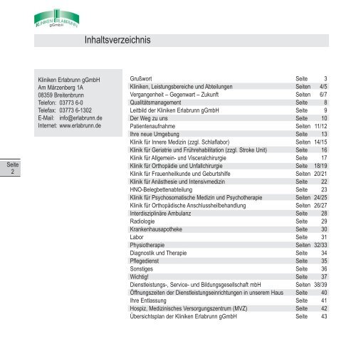 Deutschen - Kliniken Erlabrunn gGmbH