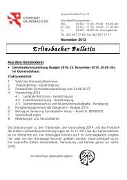 Bulletin-November2013 [PDF, 118 KB] - Erlinsbach SO