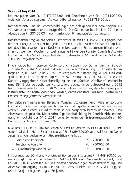 Bulletin-November2013 [PDF, 118 KB] - Erlinsbach SO