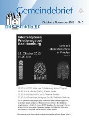 Oktober / November Nr. 5 - Ev. Erlöserkirchengemeinde Bad ...