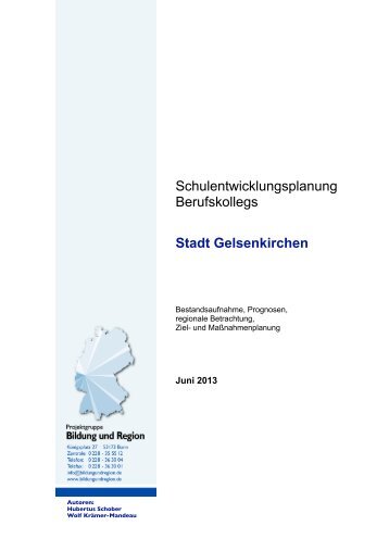 Stadt Gelsenkirchen, Referat Erziehung und Bildung