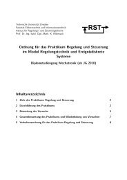 Praktikumsordnung - Fakultät Elektrotechnik und Informationstechnik