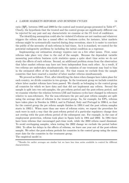 Do labor market institutions matter for business cycles?∗ - European ...