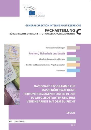 Studie - European Parliament - Europa