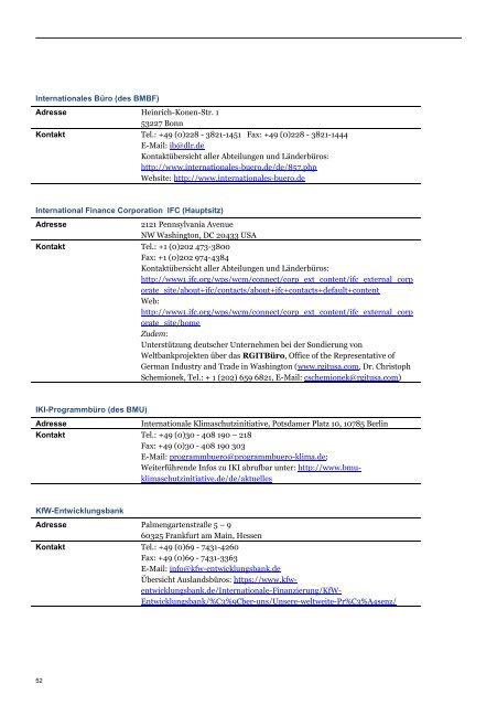 Finanzierungsstudie 2013 - Exportinitiative Erneuerbare Energien