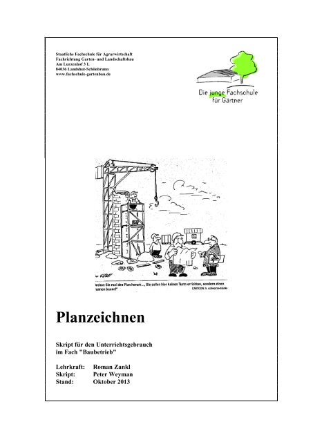 Skript Planlesen im Garten- und Landschaftsbau (pdf)