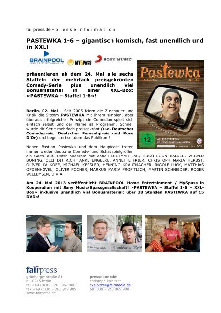 PASTEWKA – Staffel 1-6