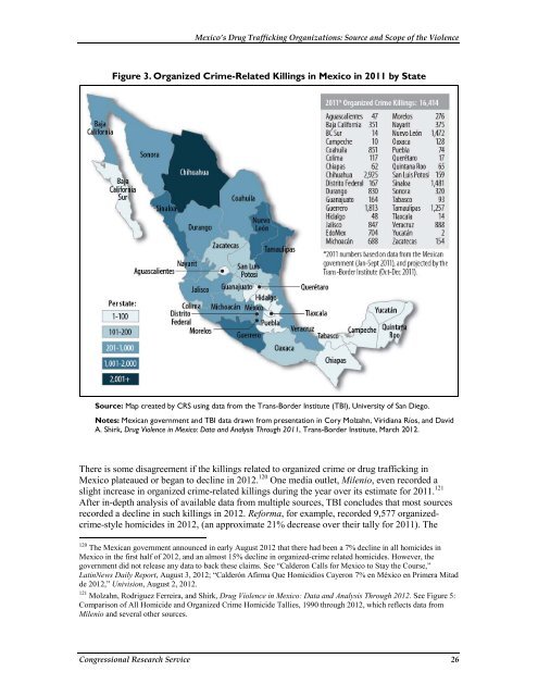 Mexico's Drug Trafficking Organizations - Federation of American ...