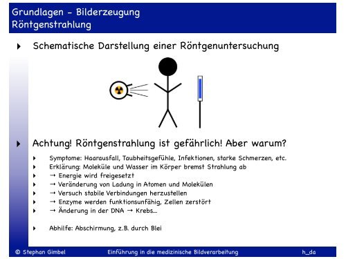 Einführung in die medizinische Bildverarbeitung SS 2013