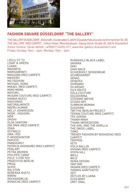 the international fashion guide - Fashion Square