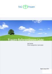 Referentinnenliste Januar 2014 - Bund Freier evangelischer ...