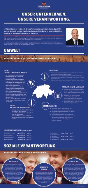CSR-Bericht 2012/2013 - Feldschlösschen Getränke AG