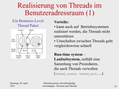 Prozesse und Threads