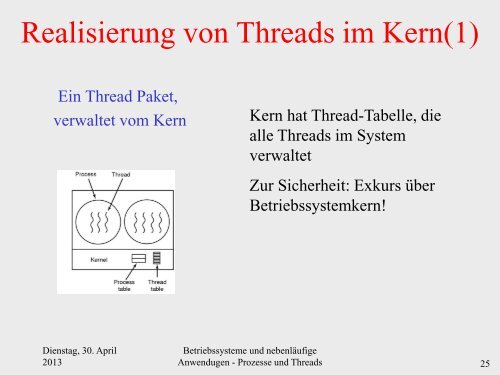 Prozesse und Threads