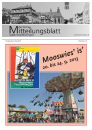 Mooswies'is' - Stadt Feuchtwangen
