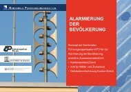 ALARMIERUNG DER BEVÖLKERUNG - GVZ