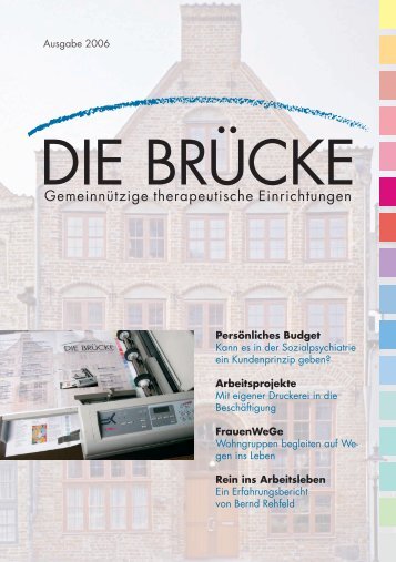 Persönliches Budget - DIE BRÜCKE Lübeck