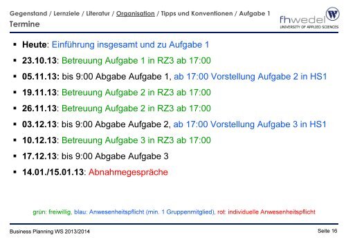 Folien zur Einführungsveranstaltung