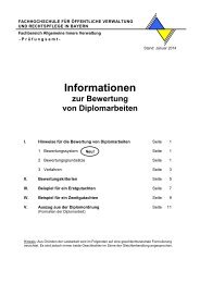 Informationen zur Bewertung von Diplomarbeiten - Bayerische ...