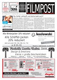 Ausgabe 50 vom 11. Dezember 2013 - auf filmpost.de