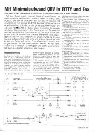 QRV in RTTY und Fax