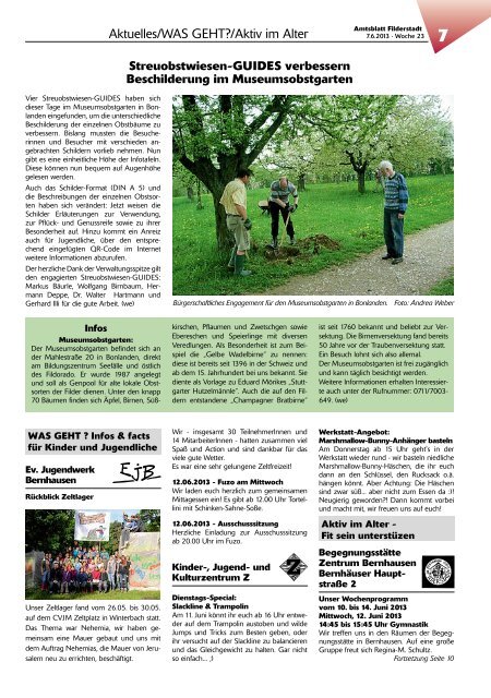 Amtsblatt KW 23.pdf - Stadt Filderstadt