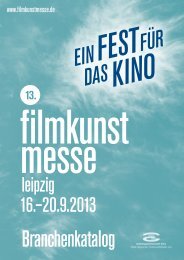 Ein FEstFür das Kino - Filmkunstmesse Leipzig