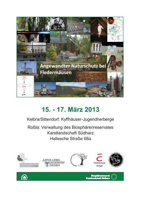 Programm hier - Arbeitskreis Fledermäuse Sachsen-Anhalt eV
