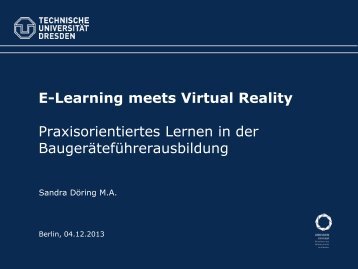 E-Learning meets Virtual Reality - Baumaschine.de